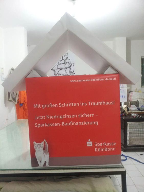 Sparkasse Ev Maskotu / Almanya maskot kostümü