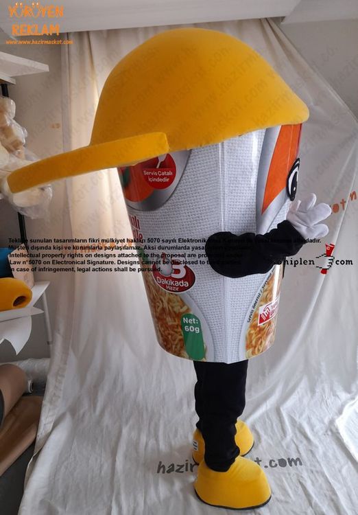 indoMie Noddle Maskot Kostümü maskot kostümü