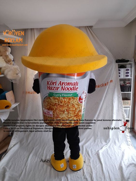 indoMie Noddle Maskot Kostümü maskot kostümü