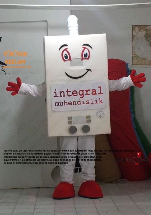 Kombi Maskot Kostümü / İntegral maskot kostümü