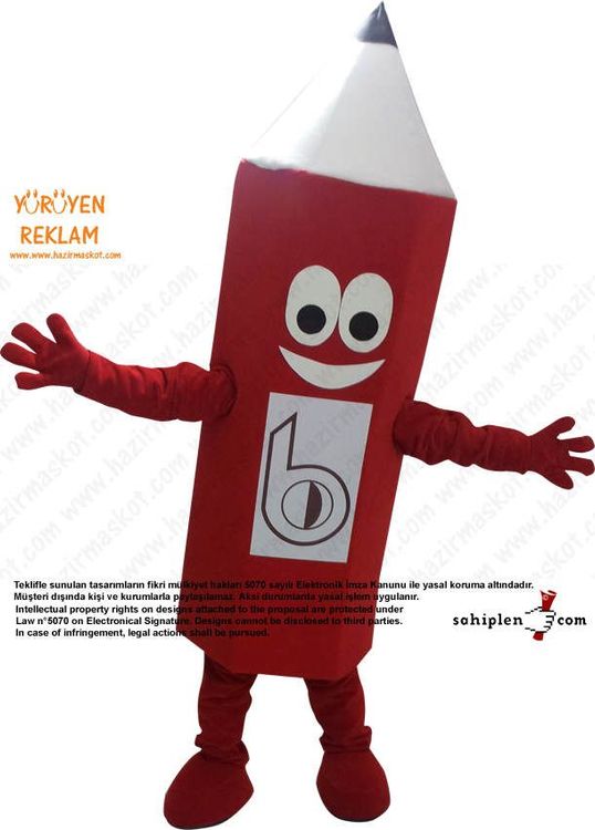 Kalem Maskot kostümü / Kıbrıs maskot kostümü