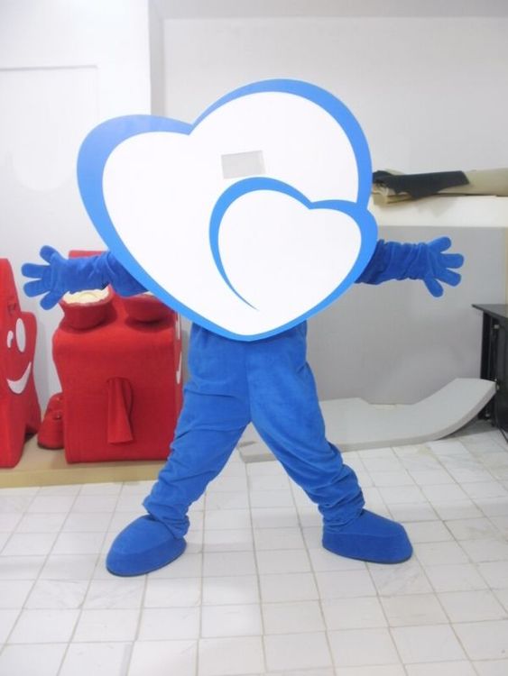 Kalp Maskotu / Fatih Okulları maskot kostümü