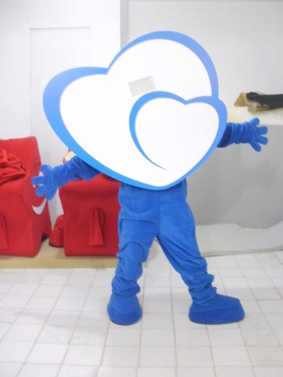 Kalp Maskotu / Fatih Okulları maskot kostümü
