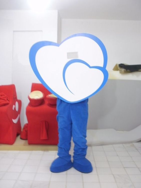 Kalp Maskotu / Fatih Okulları maskot kostümü