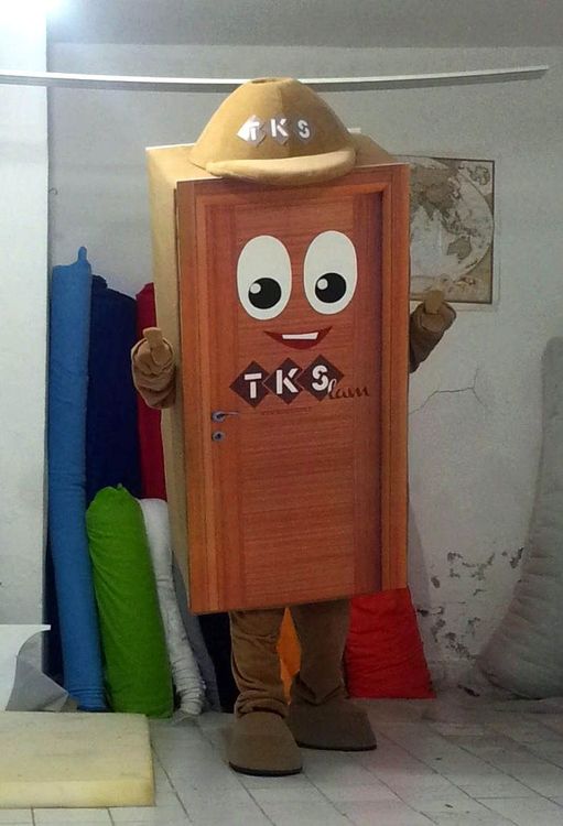 Kapı Maskot Kostümü / TKS maskot kostümü