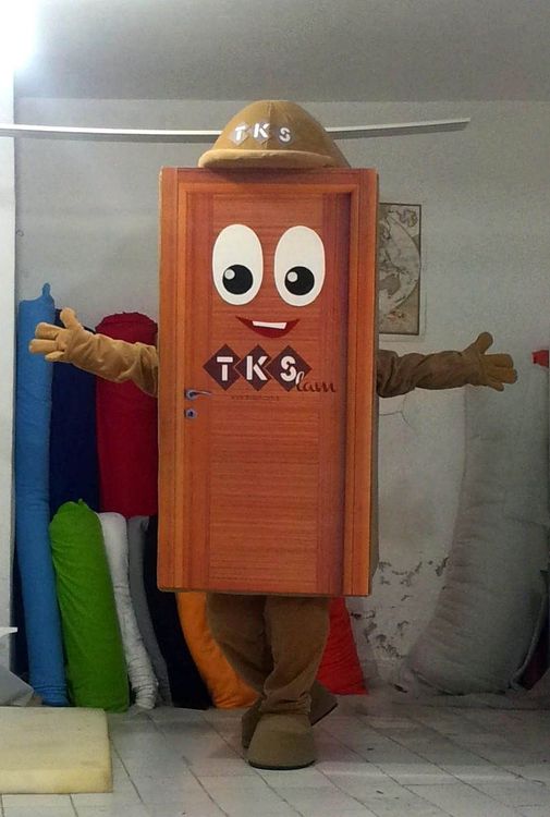 Kapı Maskot Kostümü / TKS maskot kostümü