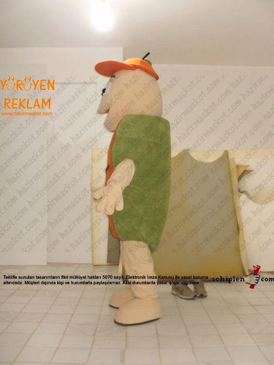 Kaplumbağa Maskot / Mersin maskot kostümü