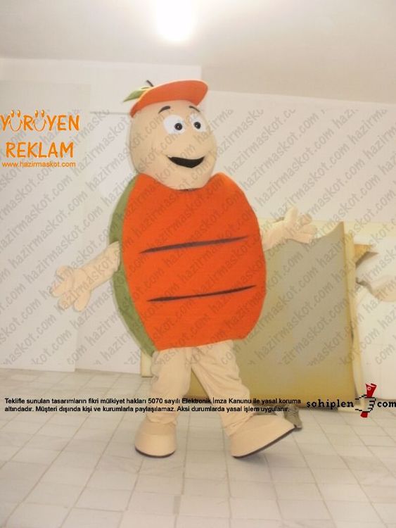 Kaplumbağa Maskot / Mersin maskot kostümü
