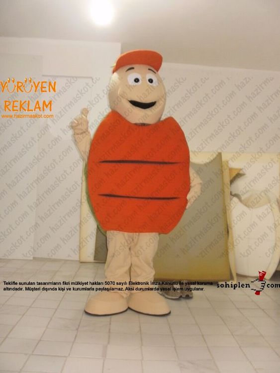 Kaplumbağa Maskot / Mersin maskot kostümü