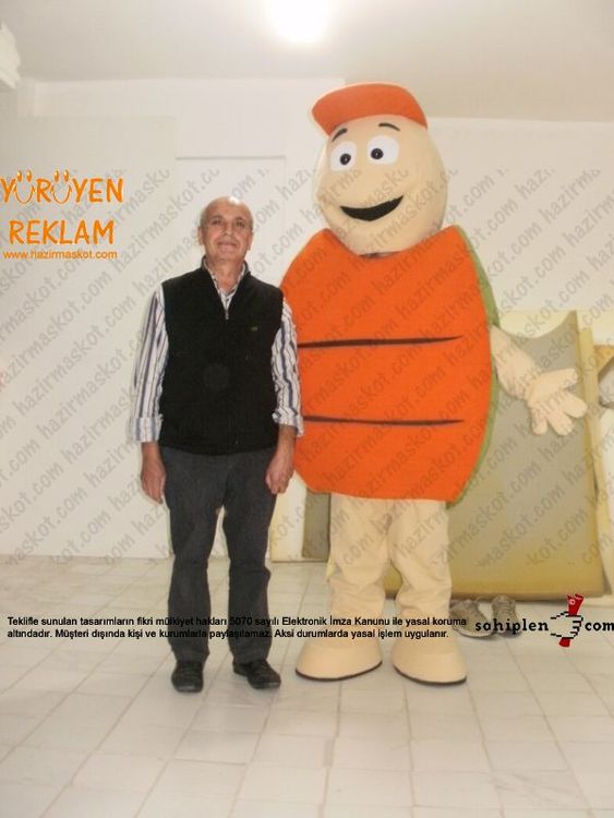 Kaplumbağa Maskot / Mersin maskot kostümü