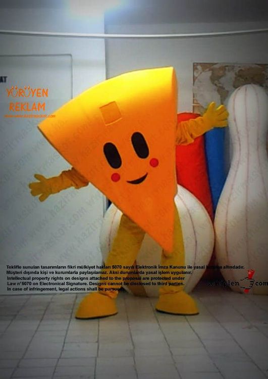 Kars Kaşar Peyniri Maskot Kostümü / Kars Valiliği maskot kostümü