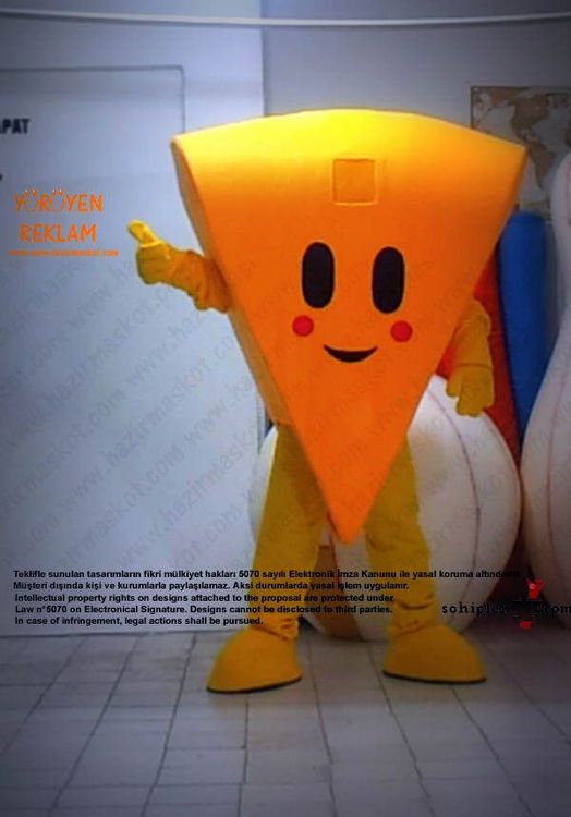 Kars Kaşar Peyniri Maskot Kostümü / Kars Valiliği maskot kostümü