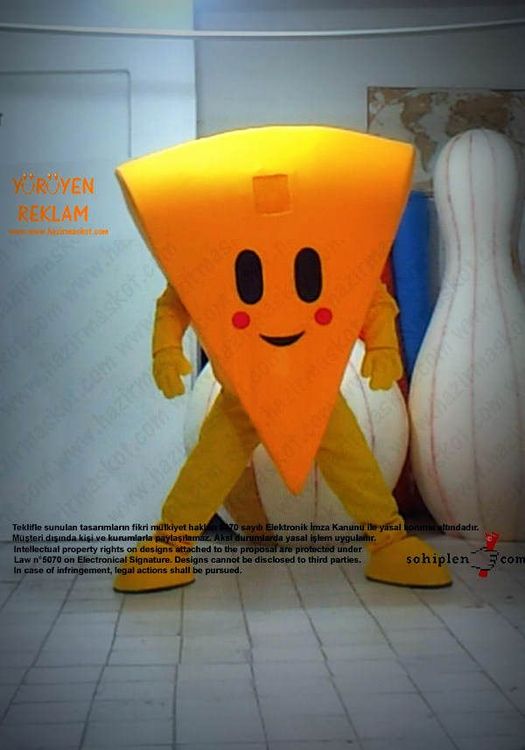 Kars Kaşar Peyniri Maskot Kostümü / Kars Valiliği maskot kostümü