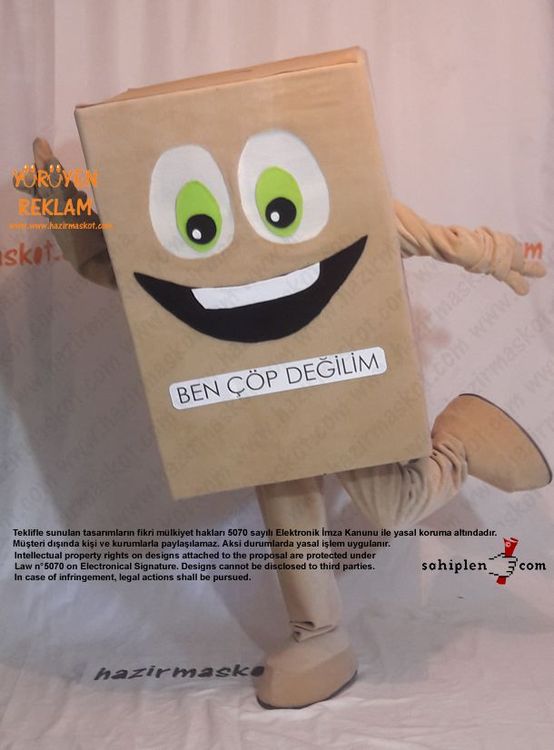 Karton Koli Maskotu maskot kostümü