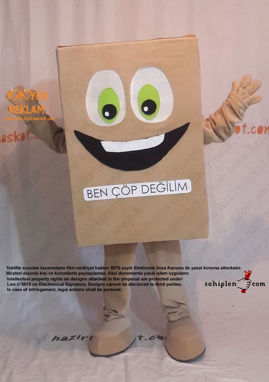 Karton Koli Maskotu maskot kostümü