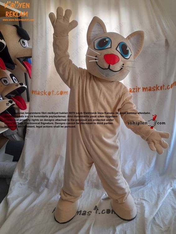 Kedi Maskot Kostümü maskot kostümü