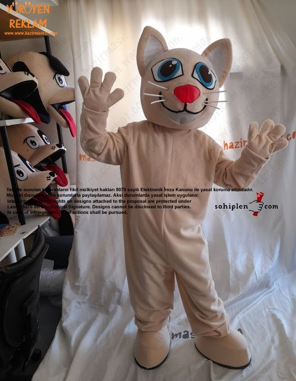 Kedi Maskot Kostümü maskot kostümü