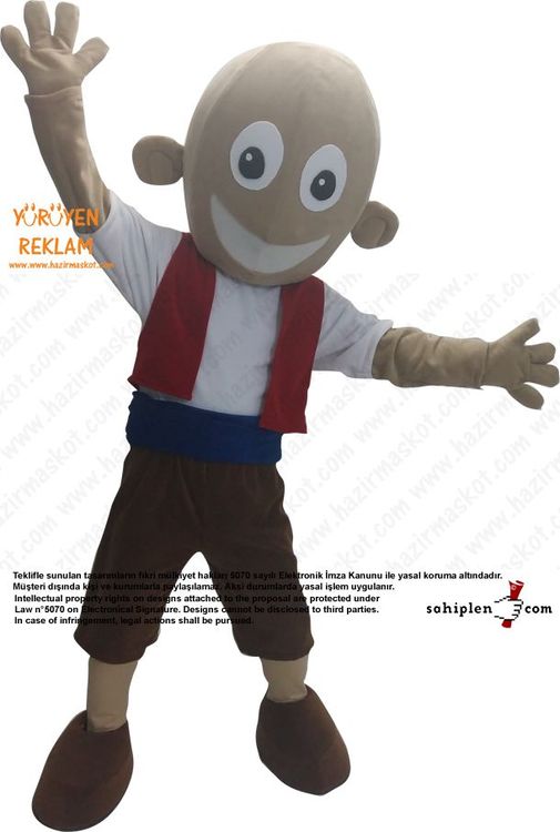 Keloğlan Maskot Kostümü maskot kostümü