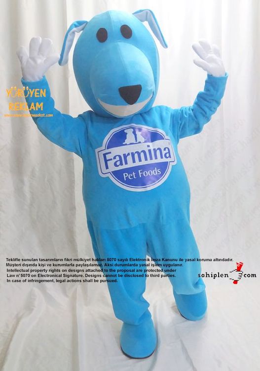 Köpek Maskot Kostümü / Farmina / Dog Mascot Costume maskot kostümü