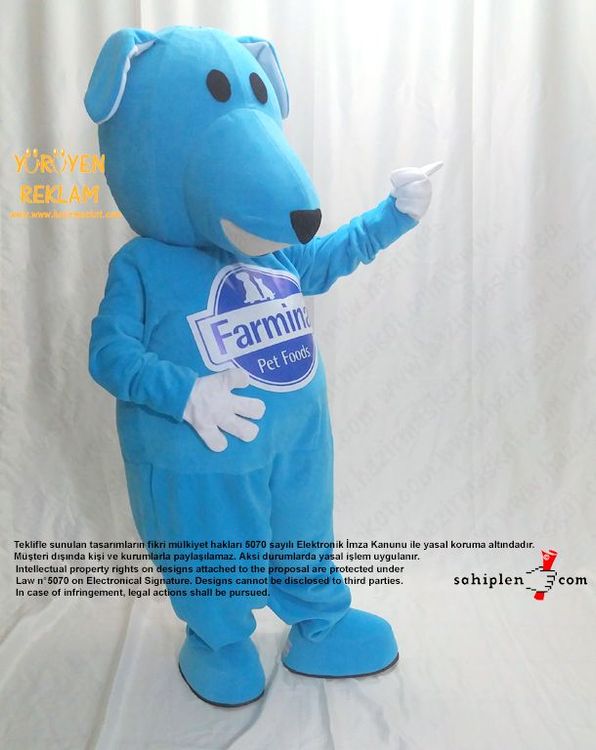 Köpek Maskot Kostümü / Farmina / Dog Mascot Costume maskot kostümü