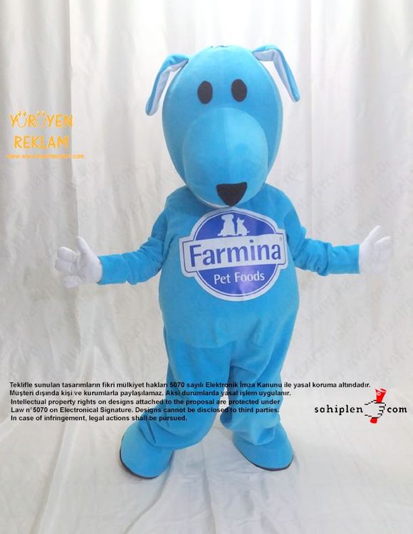Köpek Maskot Kostümü / Farmina / Dog Mascot Costume maskot kostümü