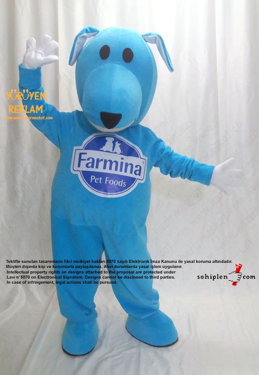 Köpek Maskot Kostümü / Farmina / Dog Mascot Costume maskot kostümü
