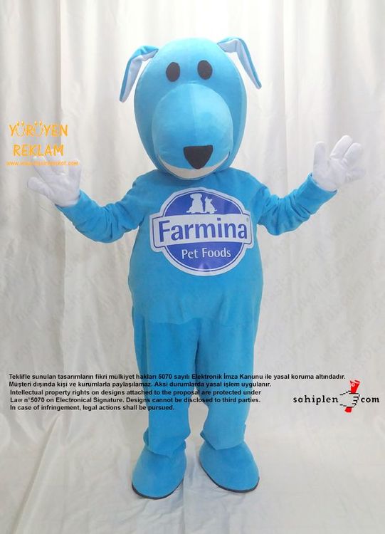 Köpek Maskot Kostümü / Farmina / Dog Mascot Costume maskot kostümü