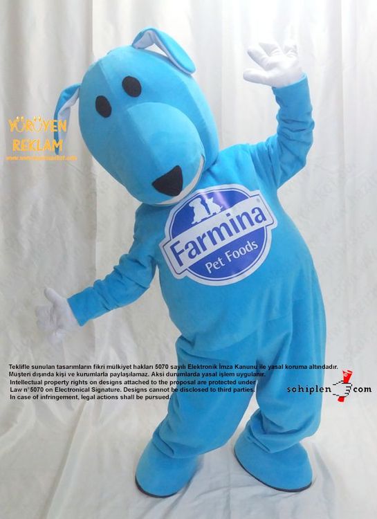 Köpek Maskot Kostümü / Farmina / Dog Mascot Costume maskot kostümü