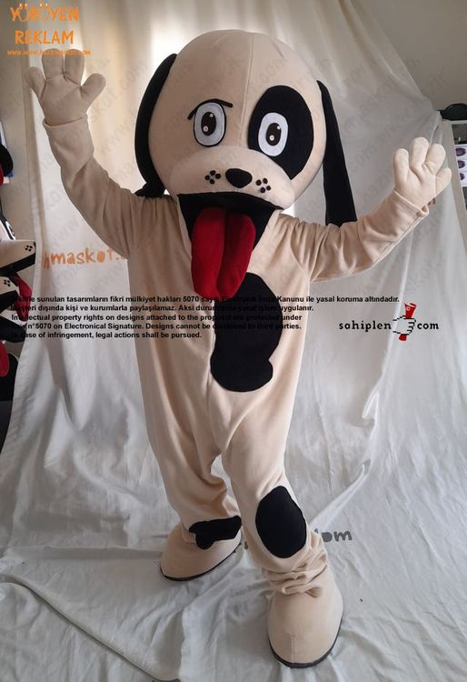 Rompy Köpek Yavrusu Maskot Kostümü / USA maskot kostümü