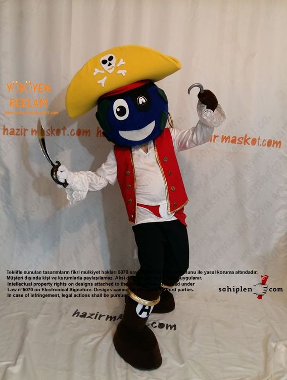 Abloom Korsan Maskot / abloom.no / Norveç maskot kostümü