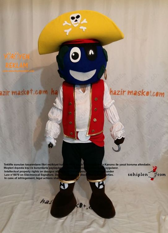 Abloom Korsan Maskot / abloom.no / Norveç maskot kostümü