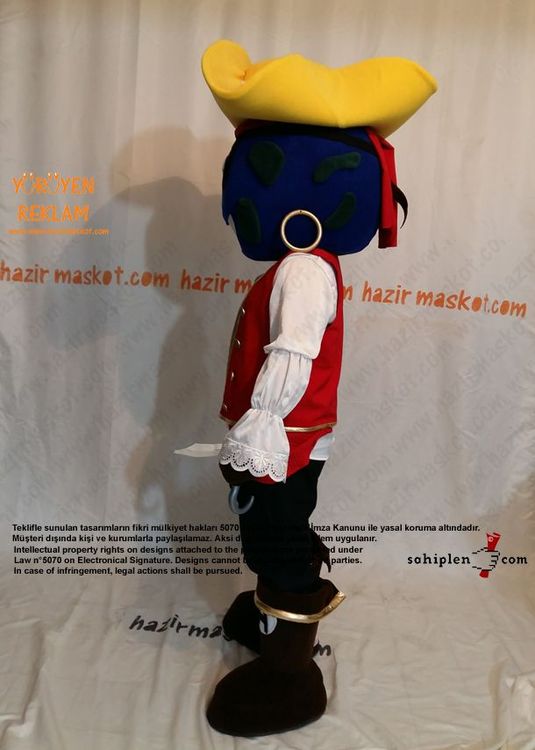 Abloom Korsan Maskot / abloom.no / Norveç maskot kostümü