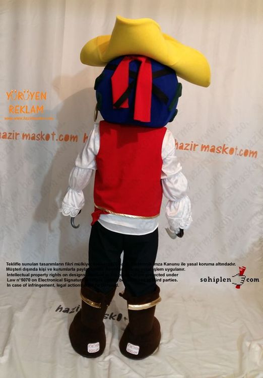 Abloom Korsan Maskot / abloom.no / Norveç maskot kostümü