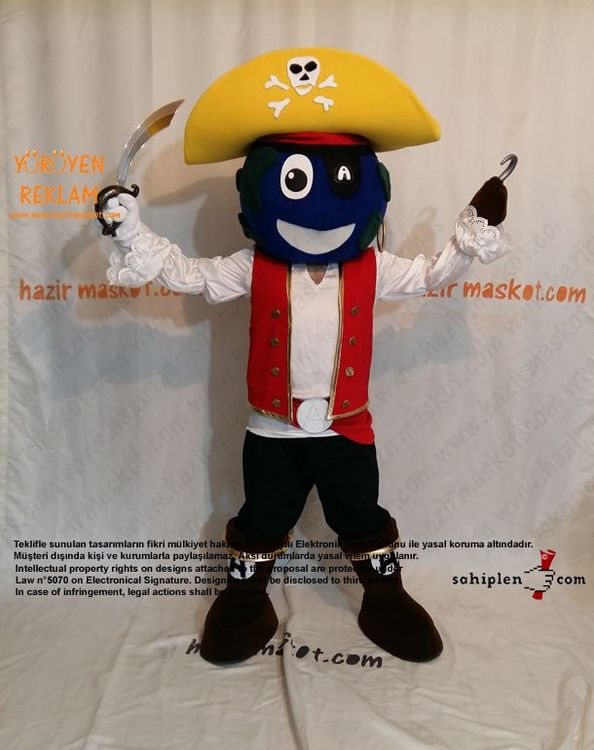 Abloom Korsan Maskot / abloom.no / Norveç maskot kostümü