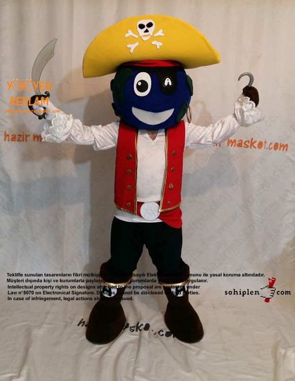 Abloom Korsan Maskot / abloom.no / Norveç maskot kostümü