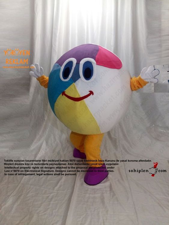 Küre Maskot / Fana Reklam maskot kostümü