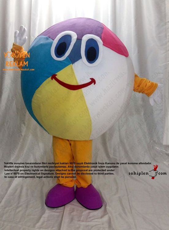 Küre Maskot / Fana Reklam maskot kostümü
