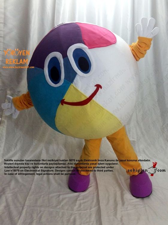 Küre Maskot / Fana Reklam maskot kostümü
