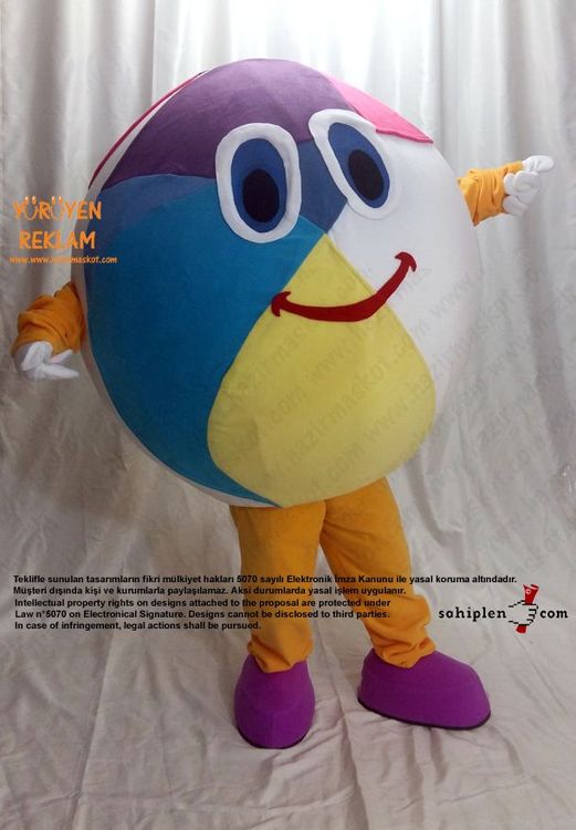 Küre Maskot / Fana Reklam maskot kostümü