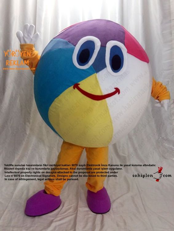 Küre Maskot / Fana Reklam maskot kostümü