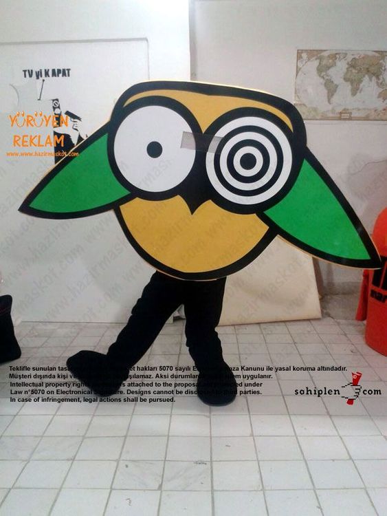 Kuş Logo / PANŞOV maskot kostümü