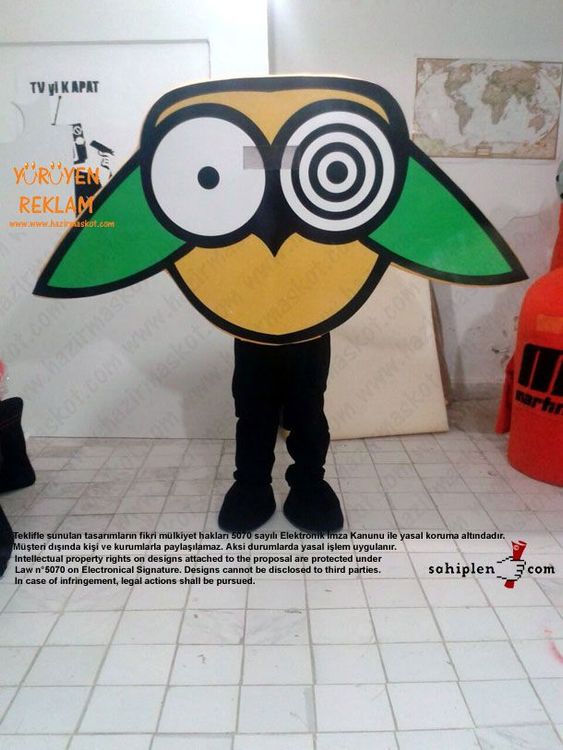 Kuş Logo / PANŞOV maskot kostümü