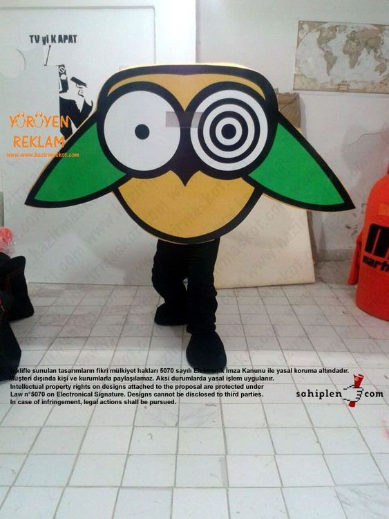 Kuş Logo / PANŞOV maskot kostümü