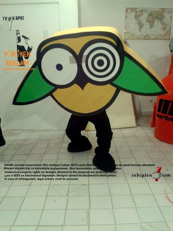 Kuş Logo / PANŞOV maskot kostümü