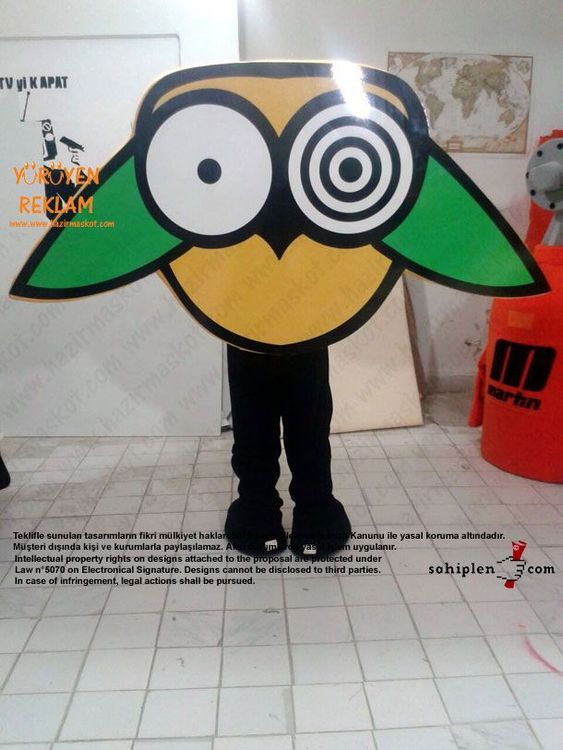 Kuş Logo / PANŞOV maskot kostümü