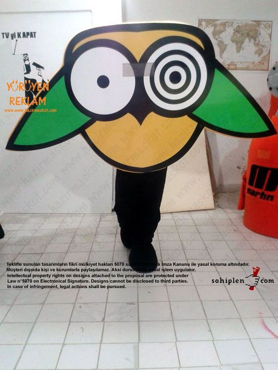 Kuş Logo / PANŞOV maskot kostümü