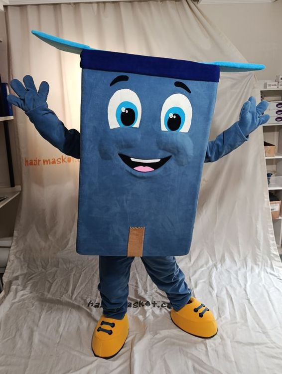 Karton Kutu Geri Dönüşüm Maskot Kostümü maskot kostümü