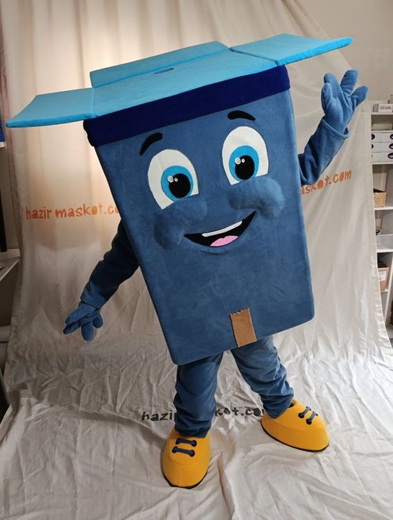 Karton Kutu Geri Dönüşüm Maskot Kostümü maskot kostümü