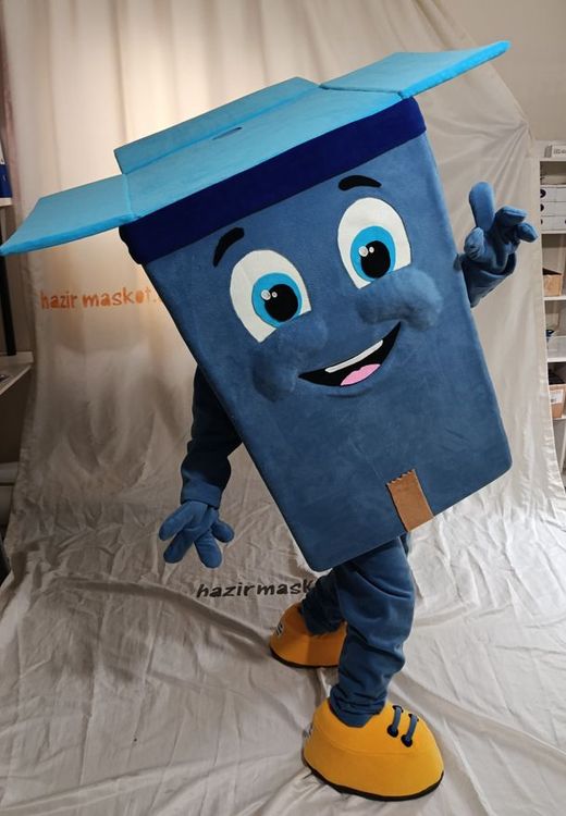 Karton Kutu Geri Dönüşüm Maskot Kostümü maskot kostümü