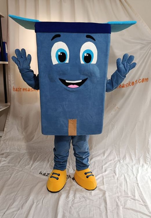 Karton Kutu Geri Dönüşüm Maskot Kostümü maskot kostümü
